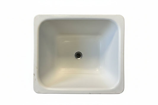 Kitchen Sink Cast Iron, White BR9