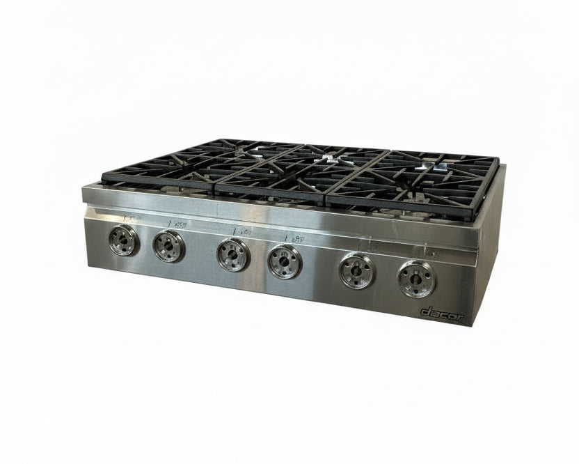 Cooktop, Gas, Dacor, 6 Burner, Stainless, CE1