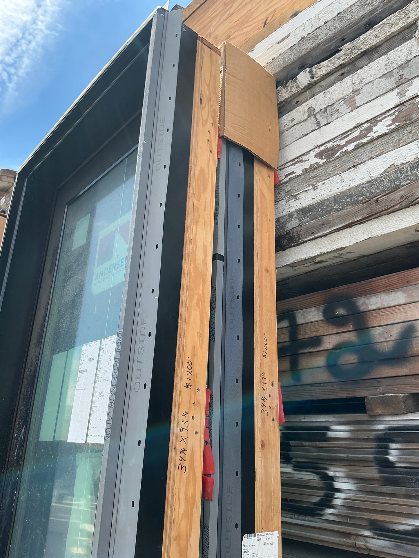 Door, exterior, Right Swing Black ARG