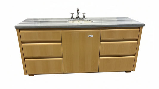 Bathroom vanity, with Stone top, Sink and Faucet, CU6