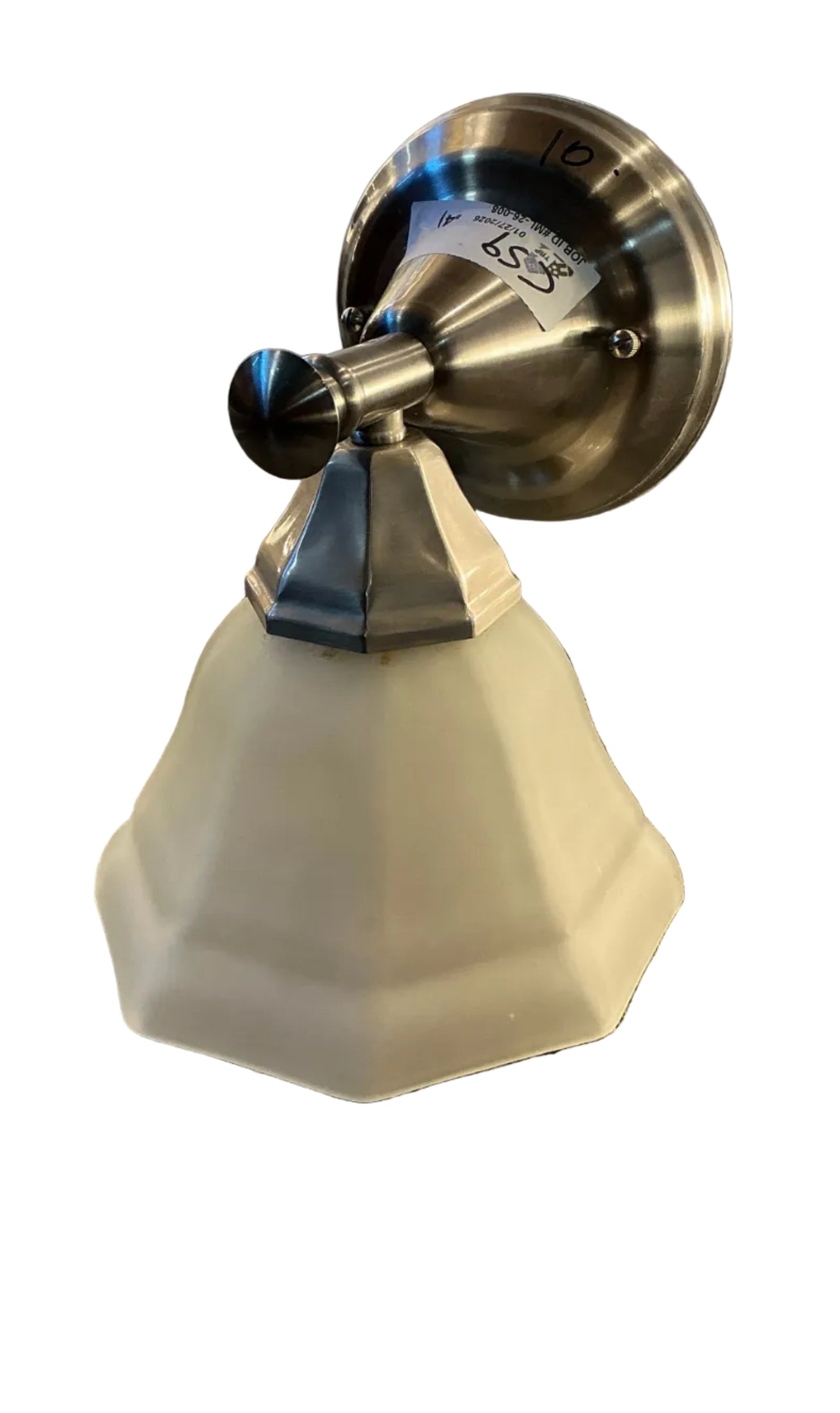 Silver sconce, CS9
