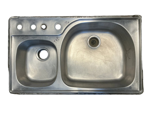 Kitchen Sink Stainless Steel Double TRP