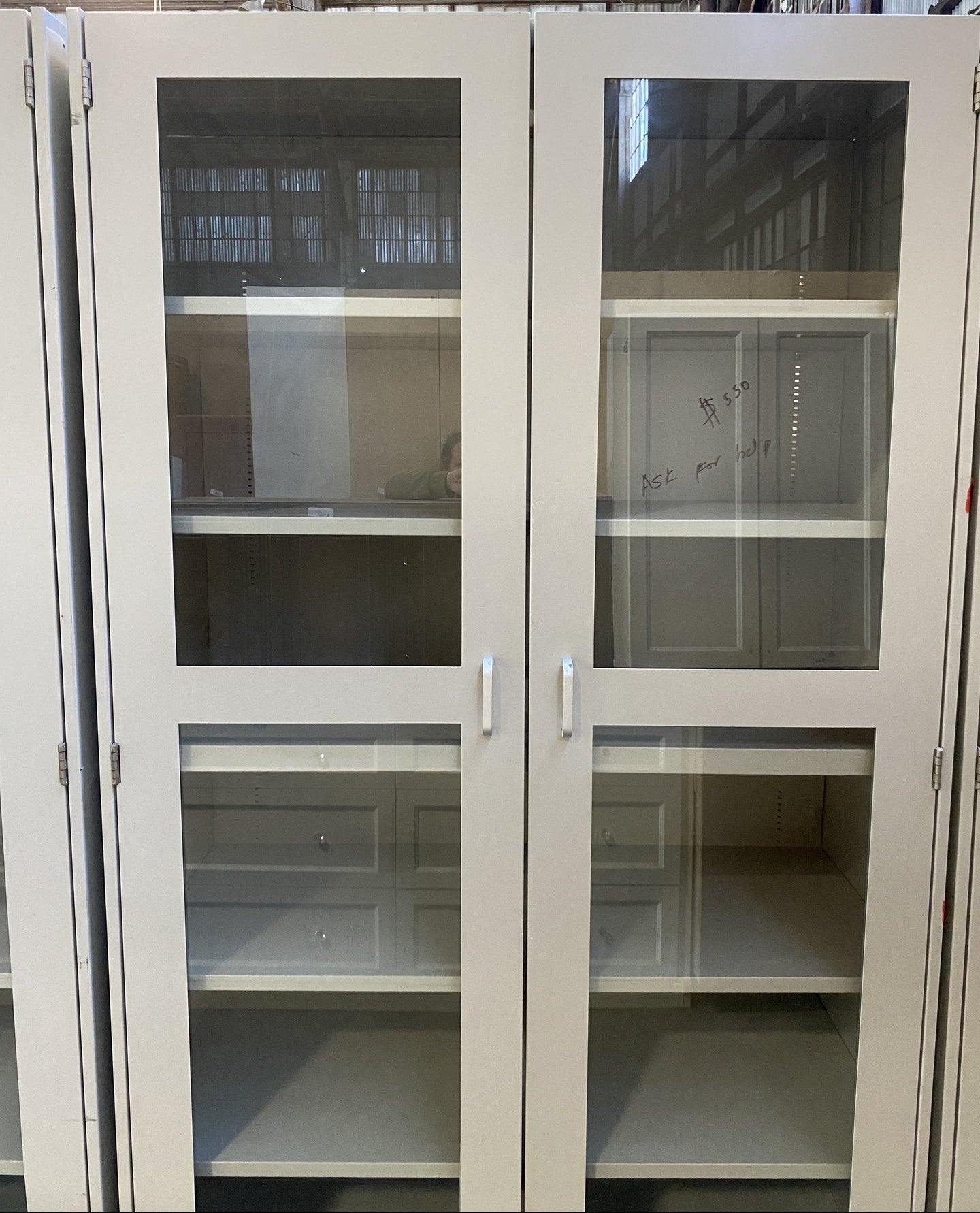 Commercial Cabinets Metal/Glass TRP