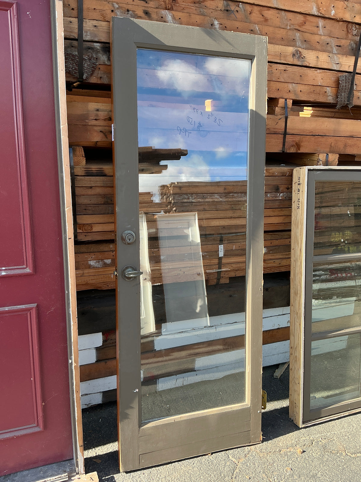 Exterior Door, 1 pane Glass, TRP
