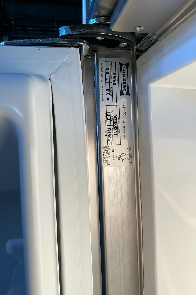 Refrigerator, Stainless steel, Sub-Zero, BA4