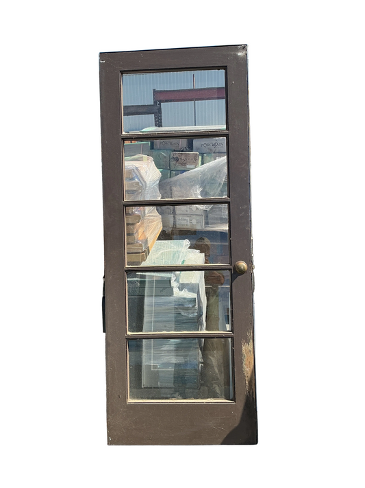 Exterior door, Left swing, brown, 30", CY2