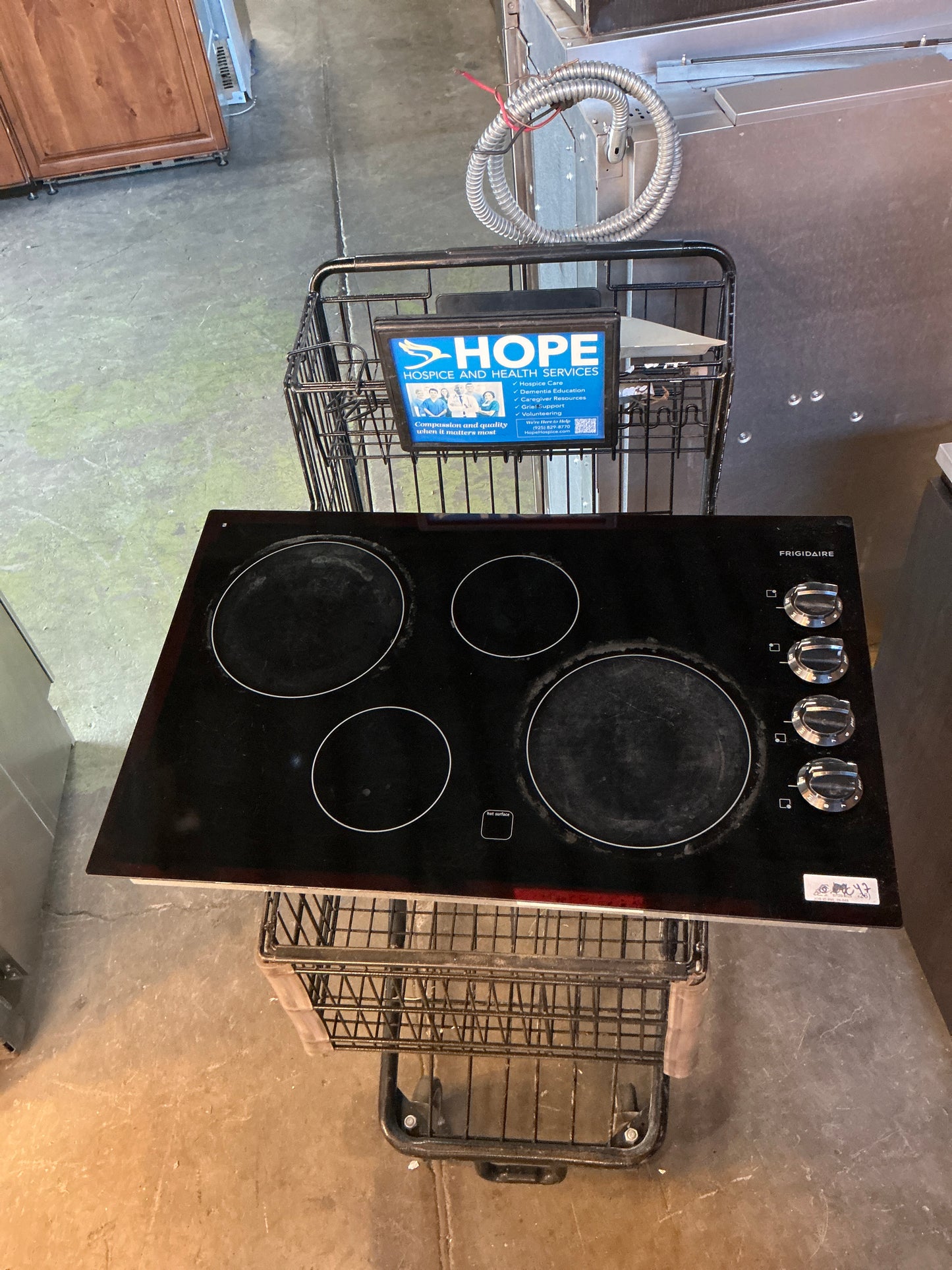 Cooktop, electric, glass, Frigidaire, 32 1/2", CY2