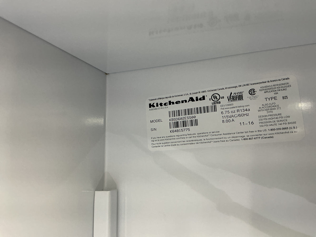 Refrigerator, KitchenAid, CY4