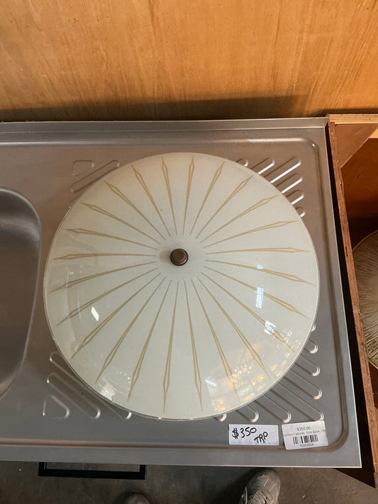 Ceiling light, round glass, 15", CY2