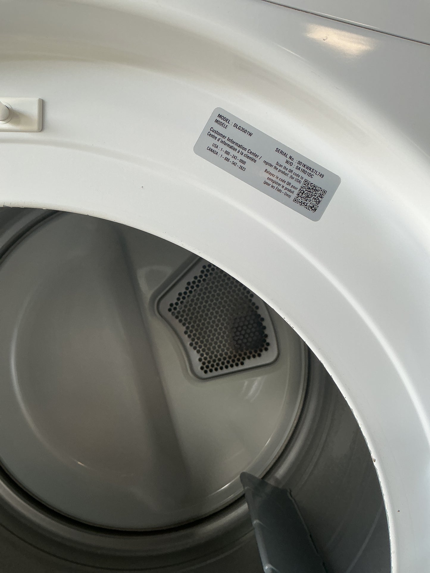 Washer and dryer set, CW7