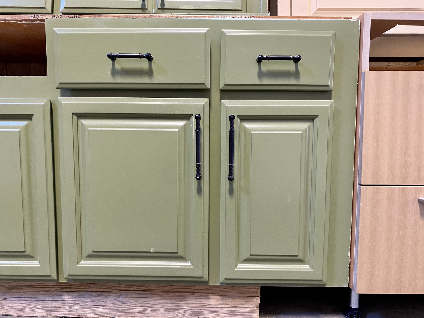 Green Kitchen Cabinet Set BP6