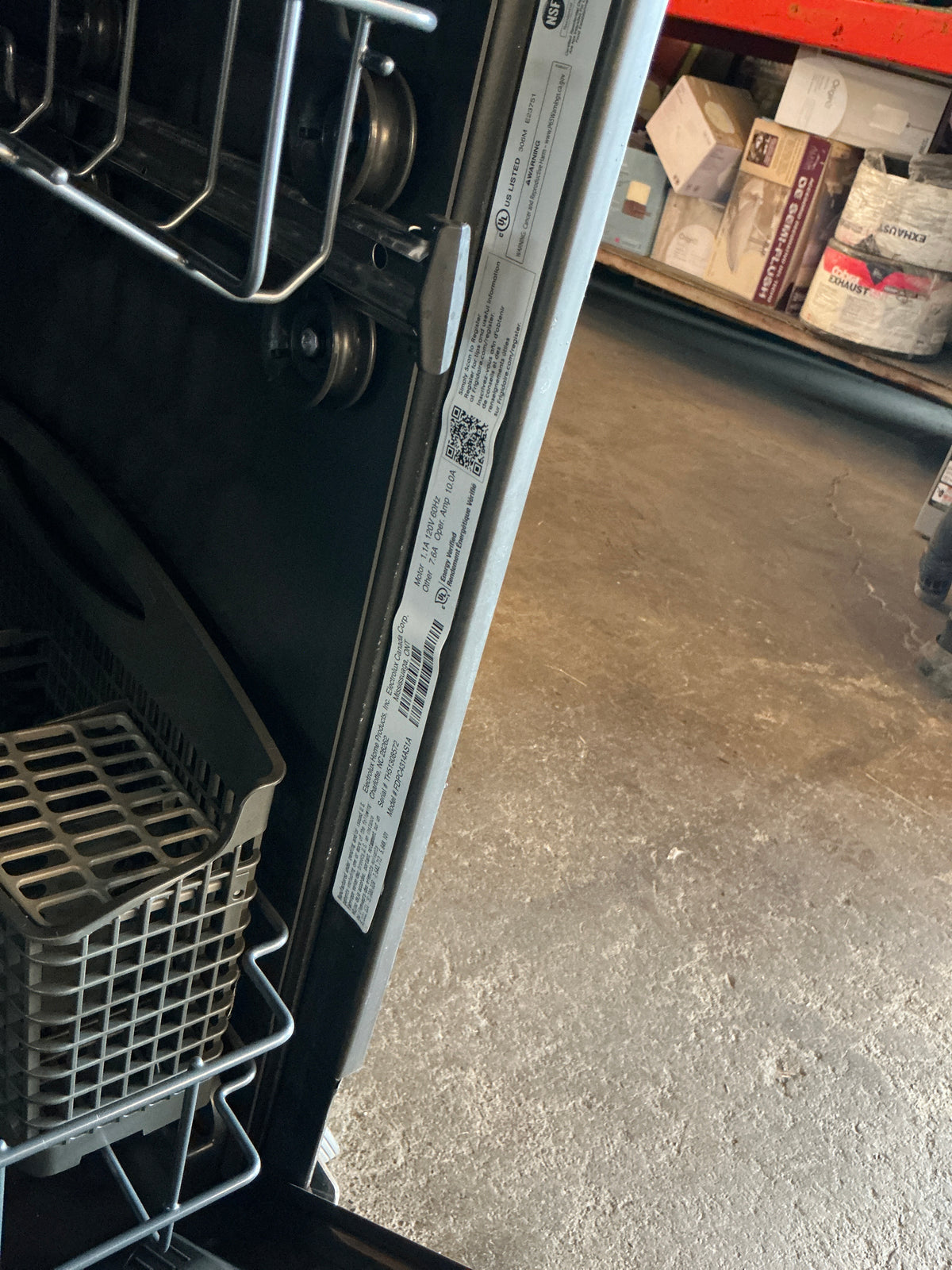 Frigidaire, Stainless Steel, Dishwasher, CZ2