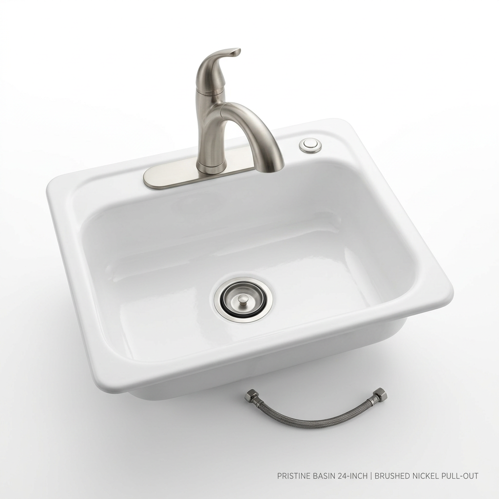 Kitchen, Sink, w/Faucet, CZ5