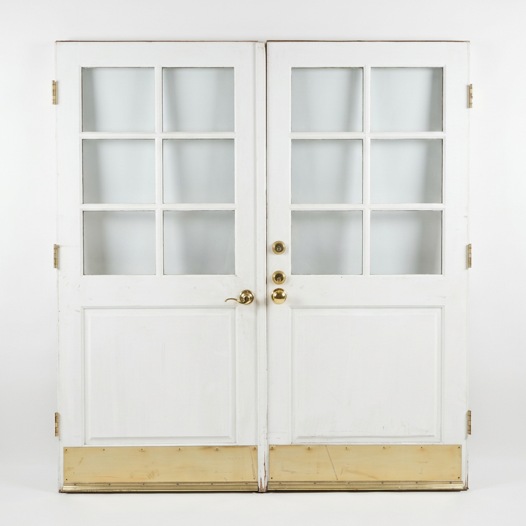 Exterior door, Half Glass, Set, HHH