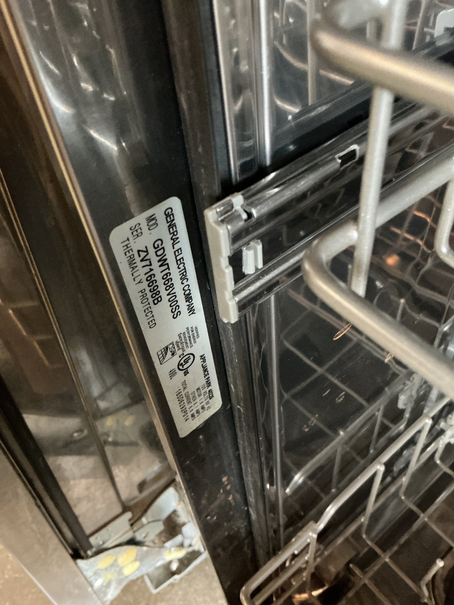 Dishwasher, General Electric, TRP
