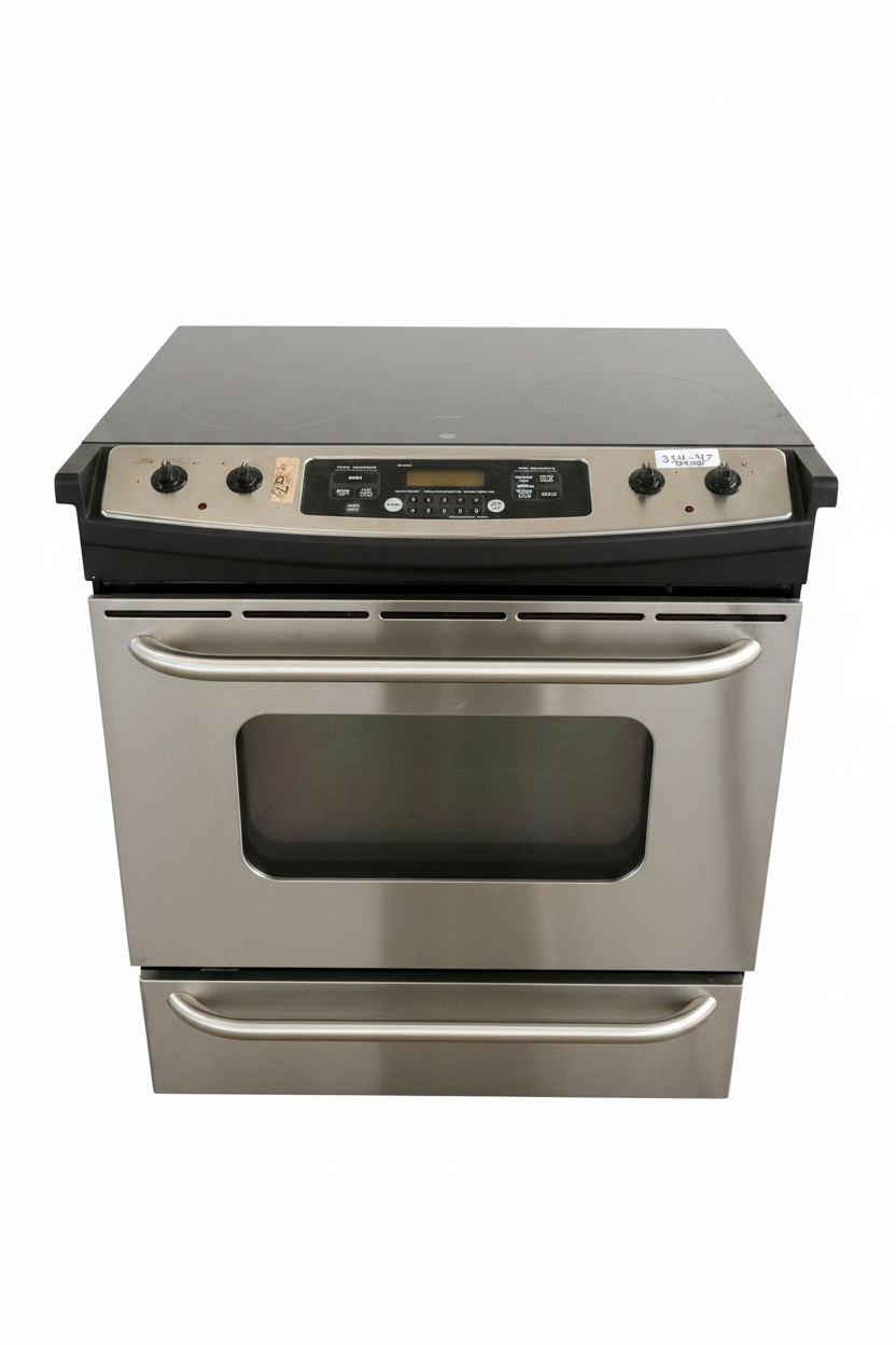 GE 30" Electric Stove · Stainless Range · CX7