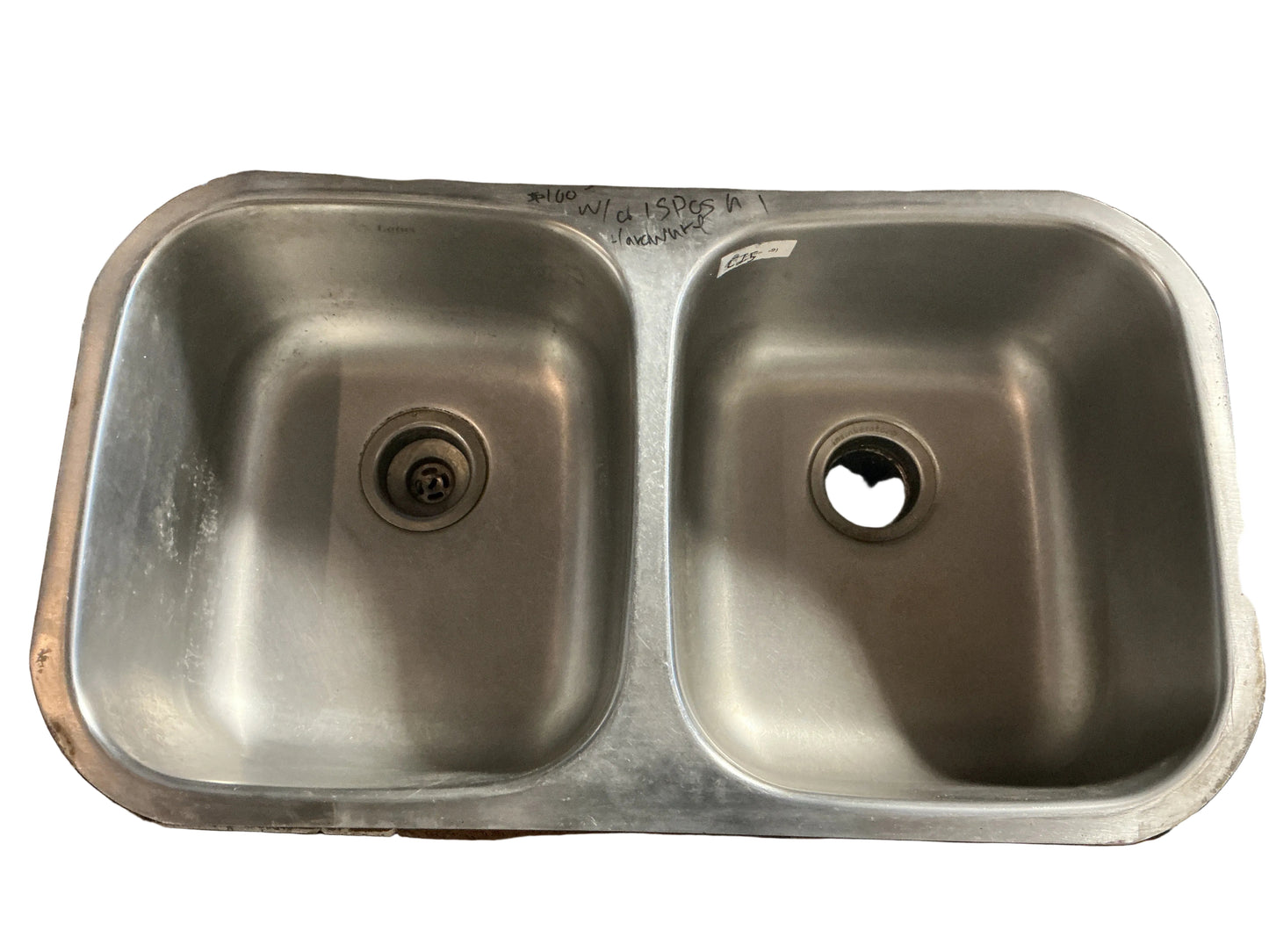 Kitchen sink double & Garbage Disposal CI5
