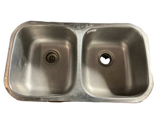 Kitchen sink double & Garbage Disposal CI5