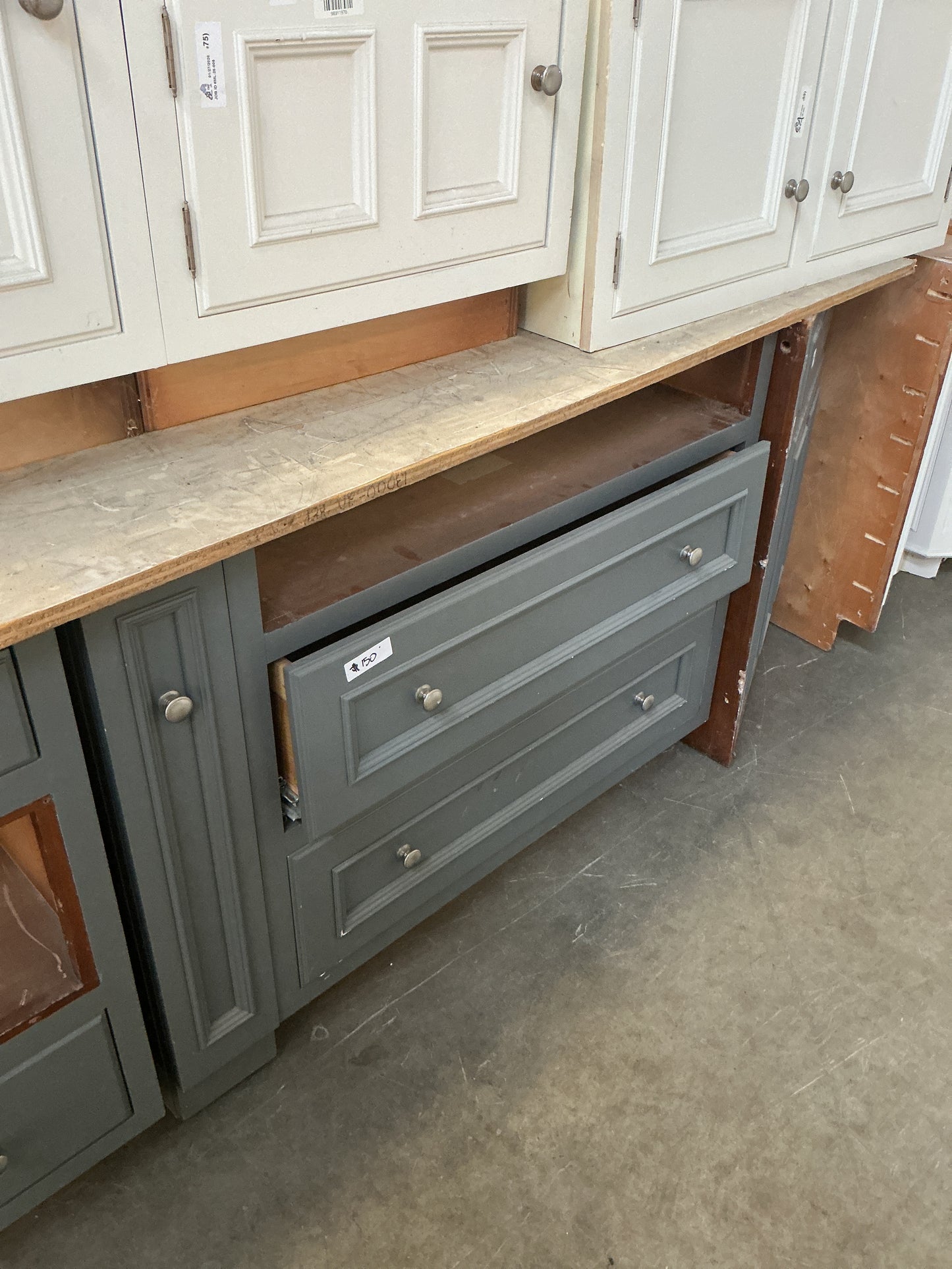 Cabinet Kitchen Base Grey 2 TRP