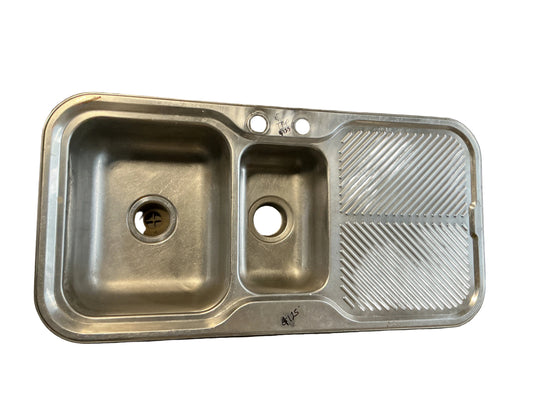 Kitchen Sink Double With Drainer TRP