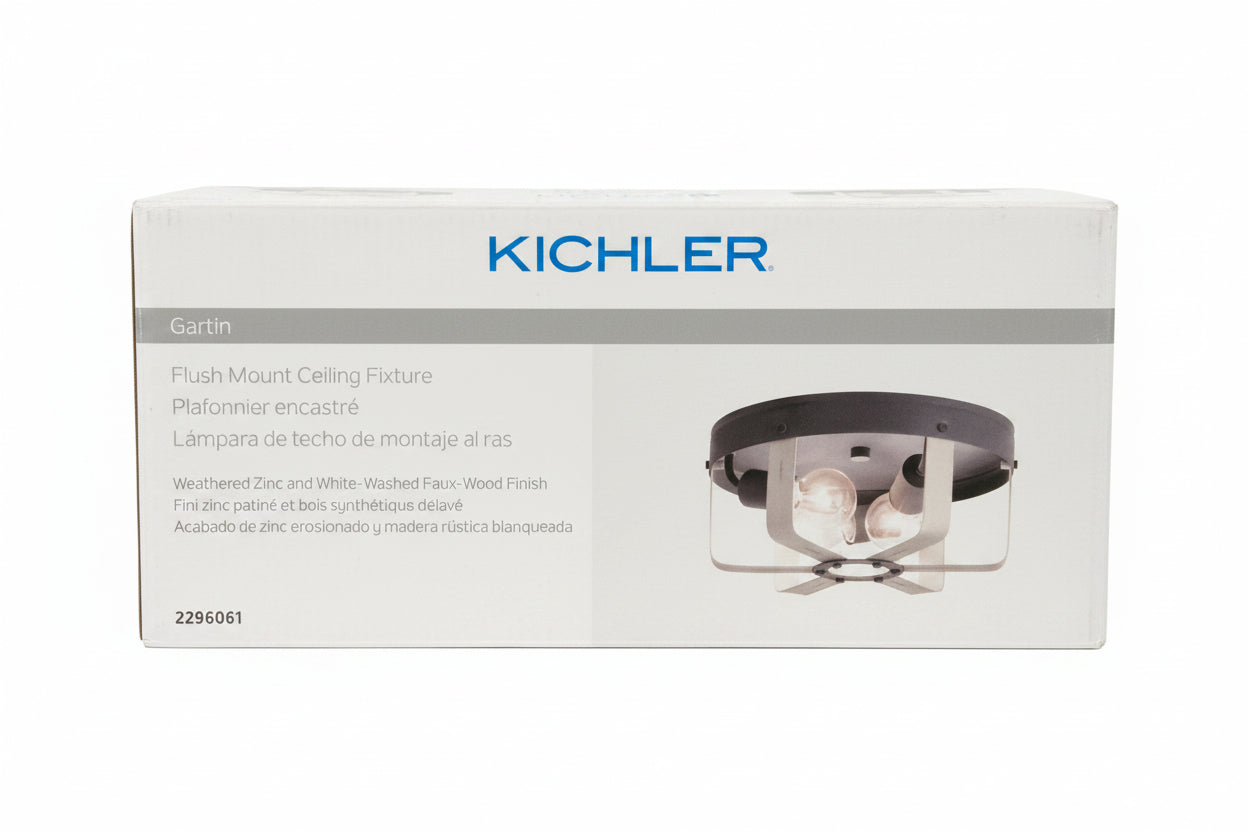Flush Mount Ceiling Fixture, New, Low