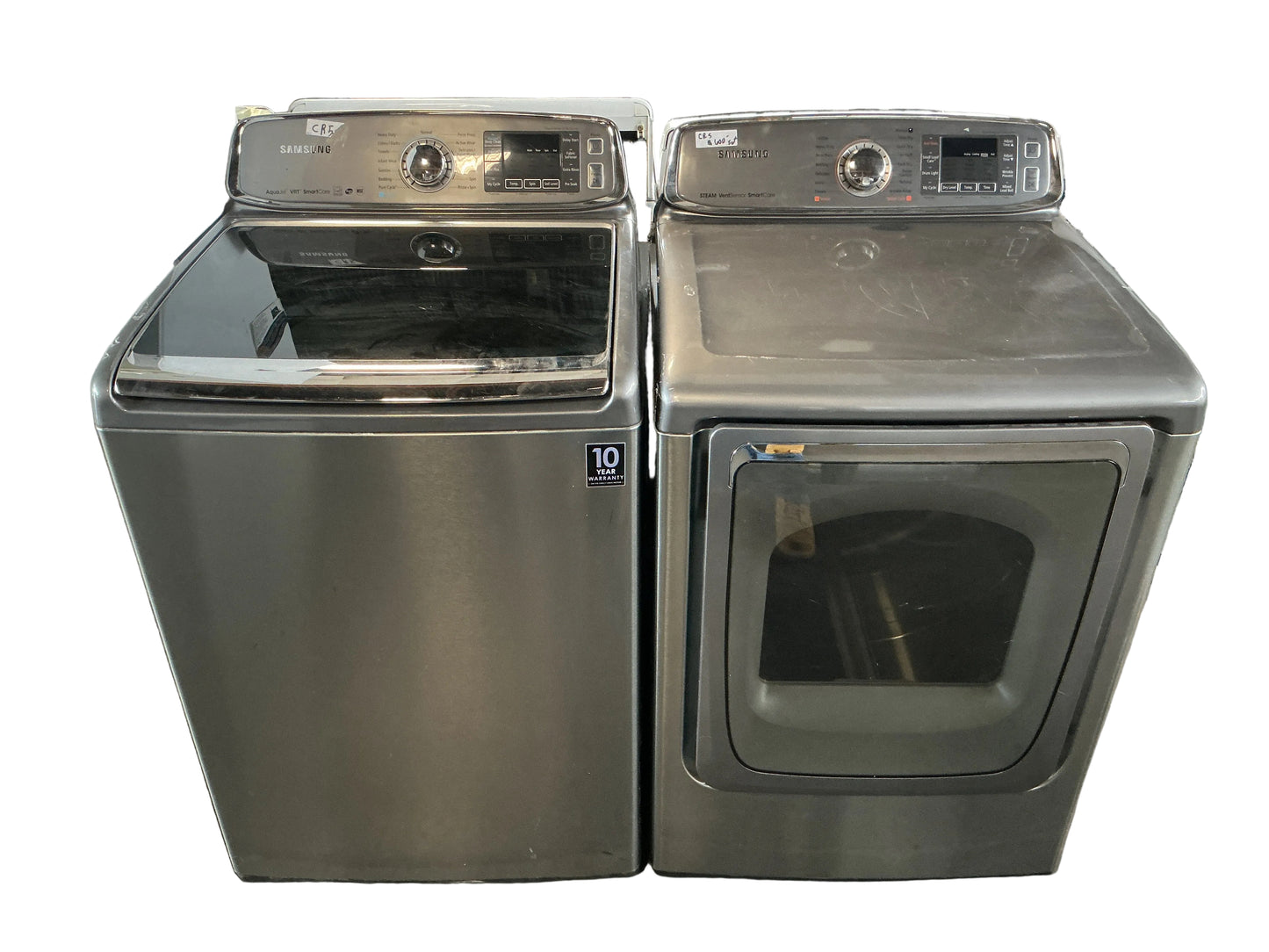 Set, CR5 Samsung Front Load Dryer & washer top