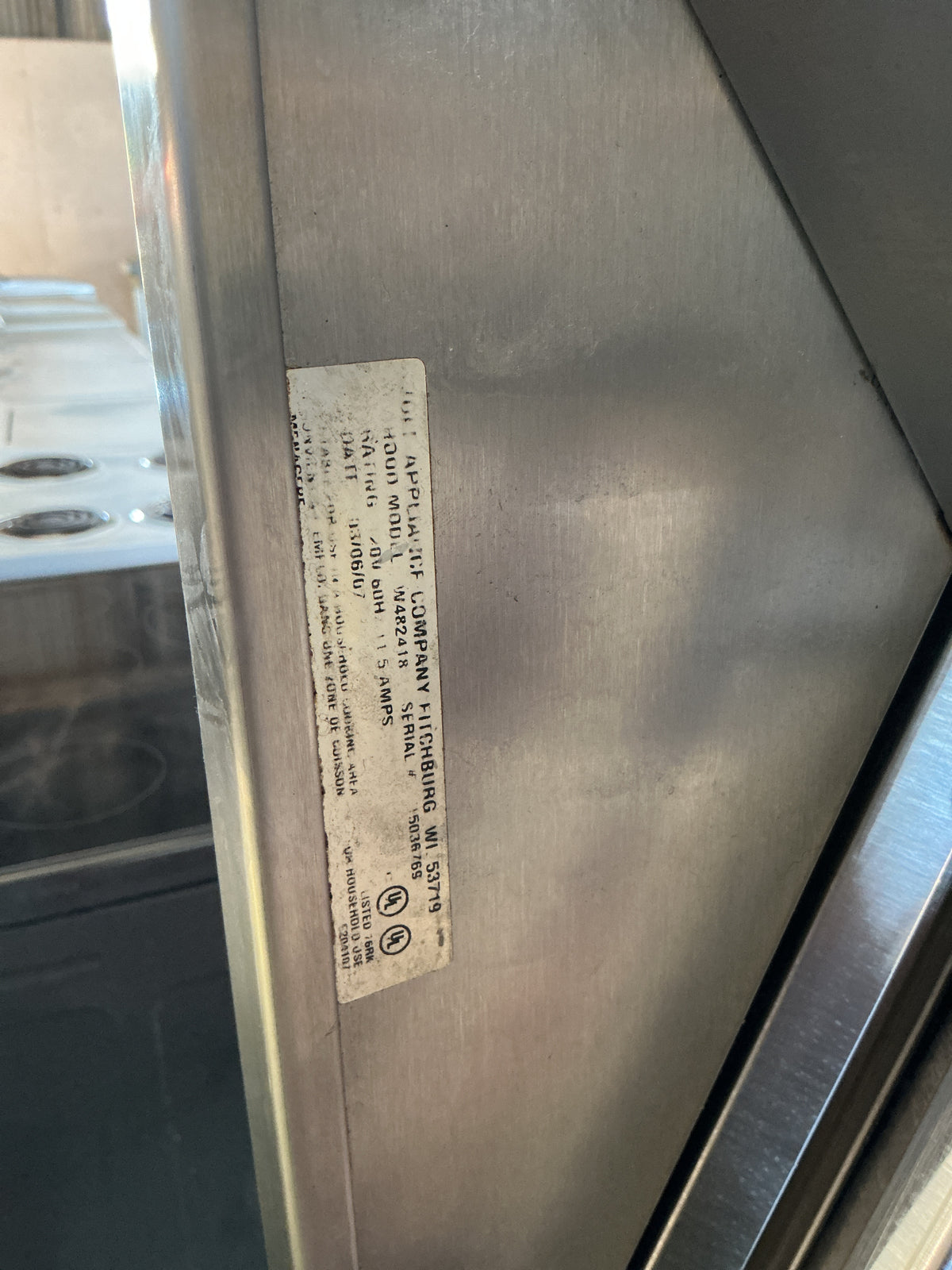 Kitchen Hood, Wolf, CZ3