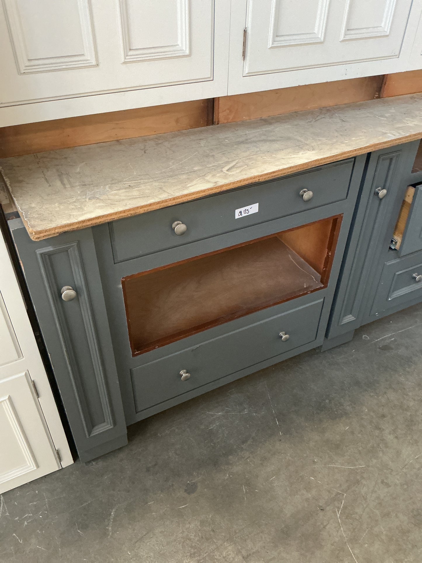 Cabinet Kitchen Base Grey TRP