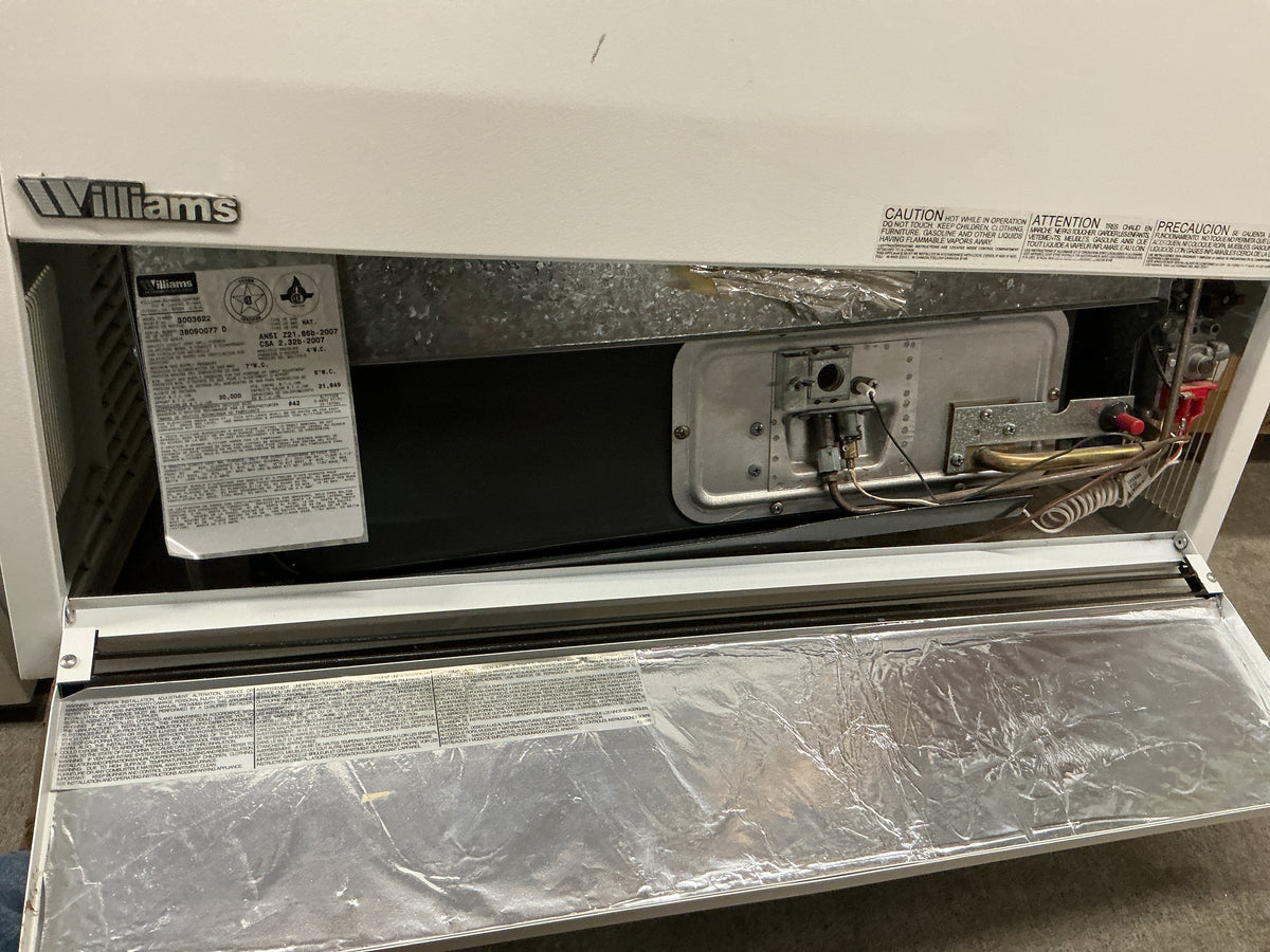 Wall Heater, Williams, Gas, TRP