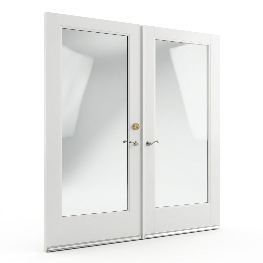 Exterior door, 1 Panel Glass, Set, TRP