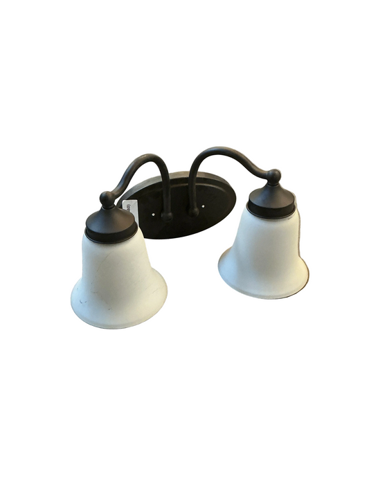 Sconce, 2-light, frosted glass, TRP