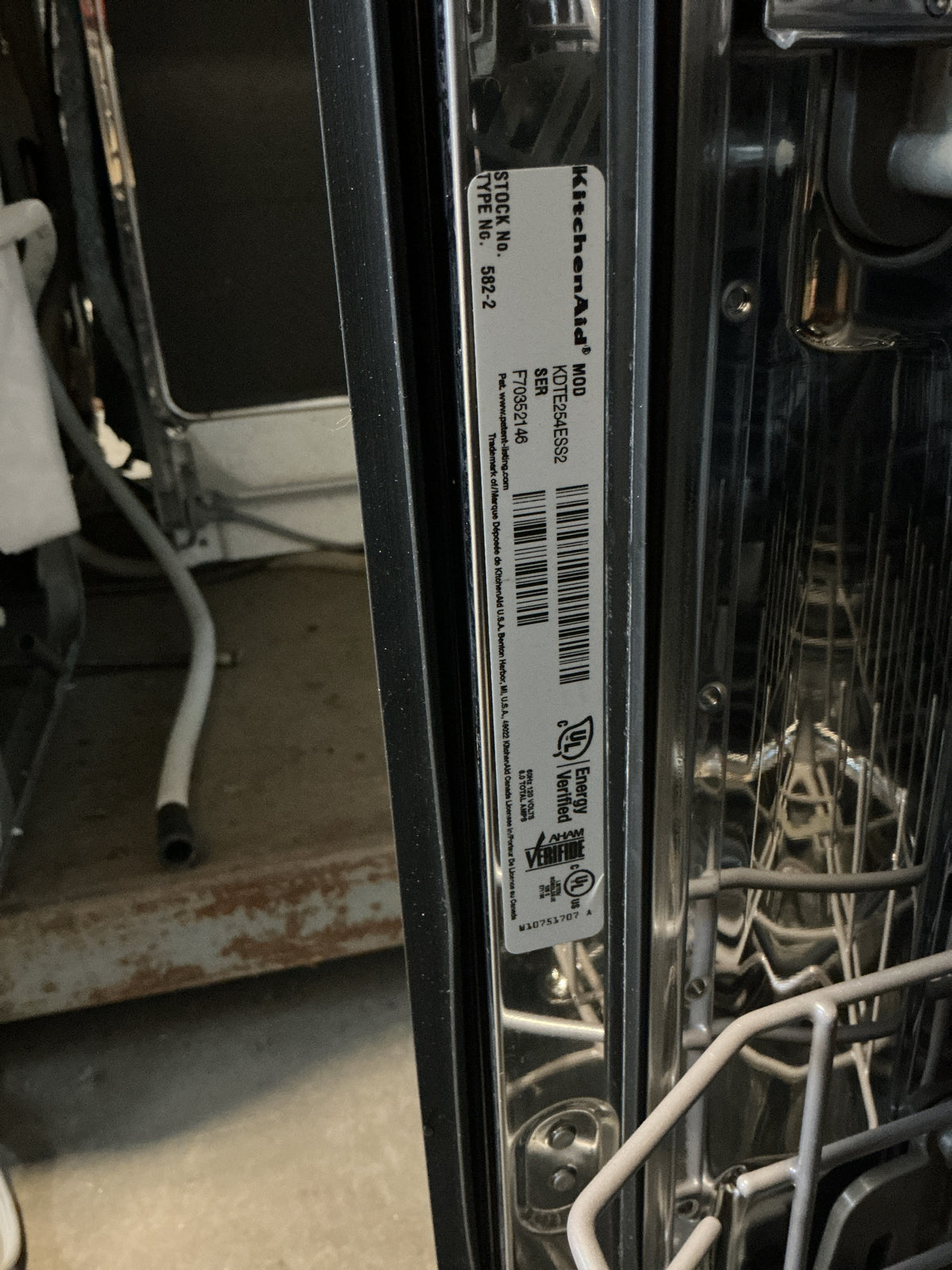 Dishwasher, KitchenAid, CY4