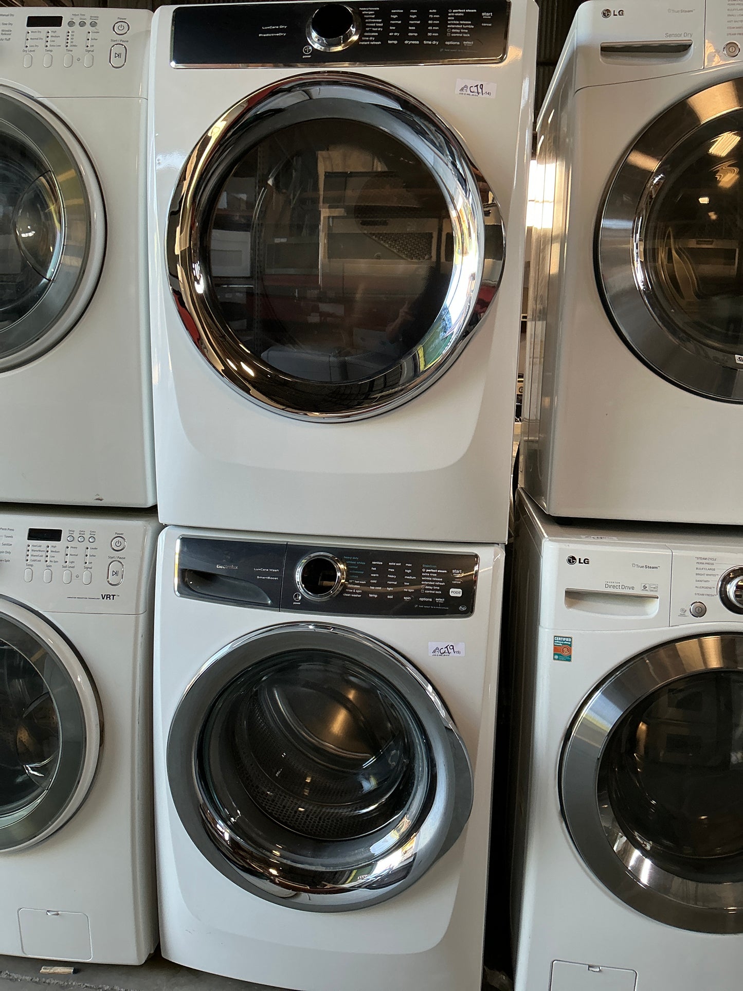 Stackable Washer and Dryer, Electrolux, CT9