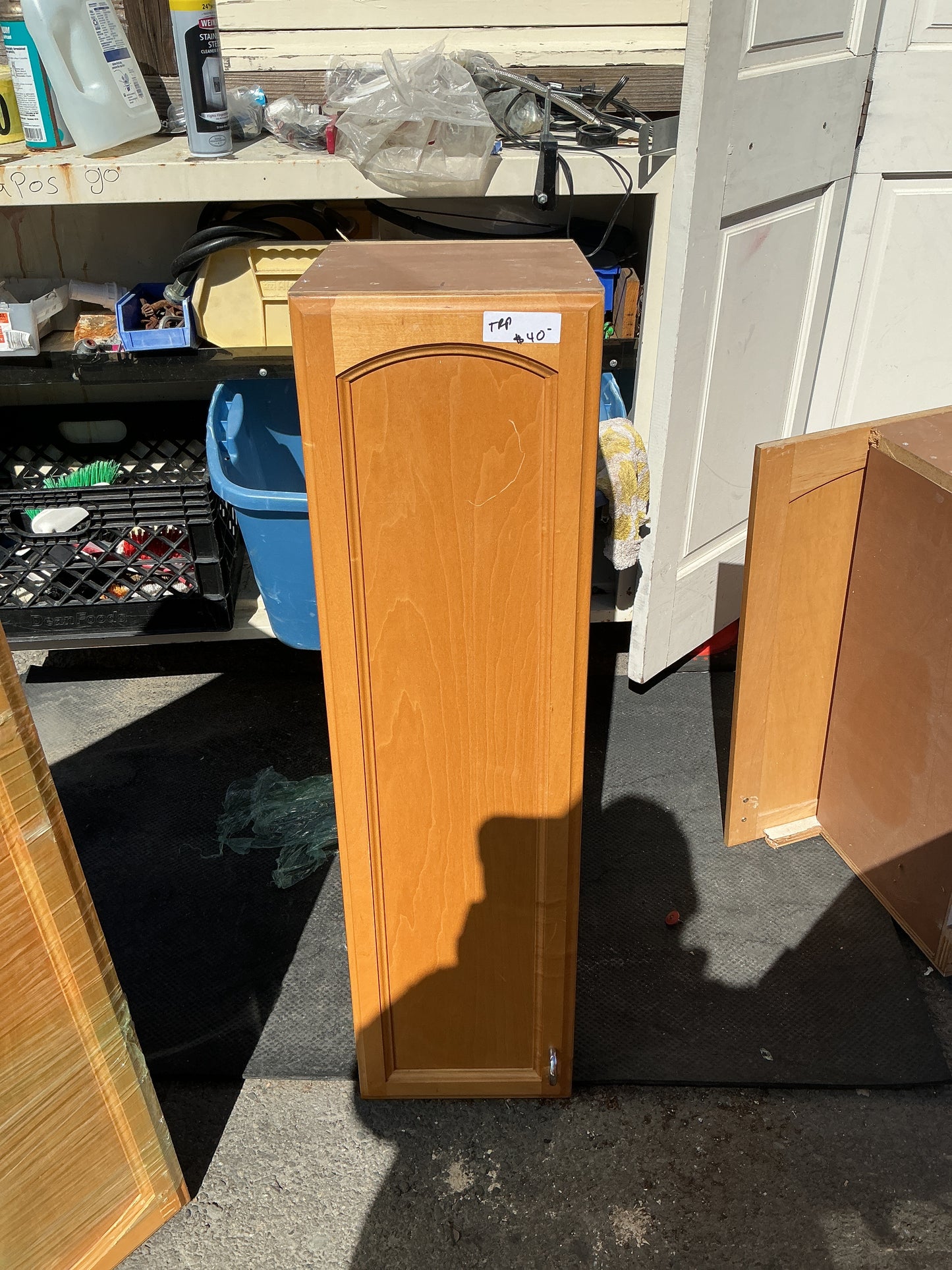 Kitchen upper cabinet, 1-door, 11", TRP