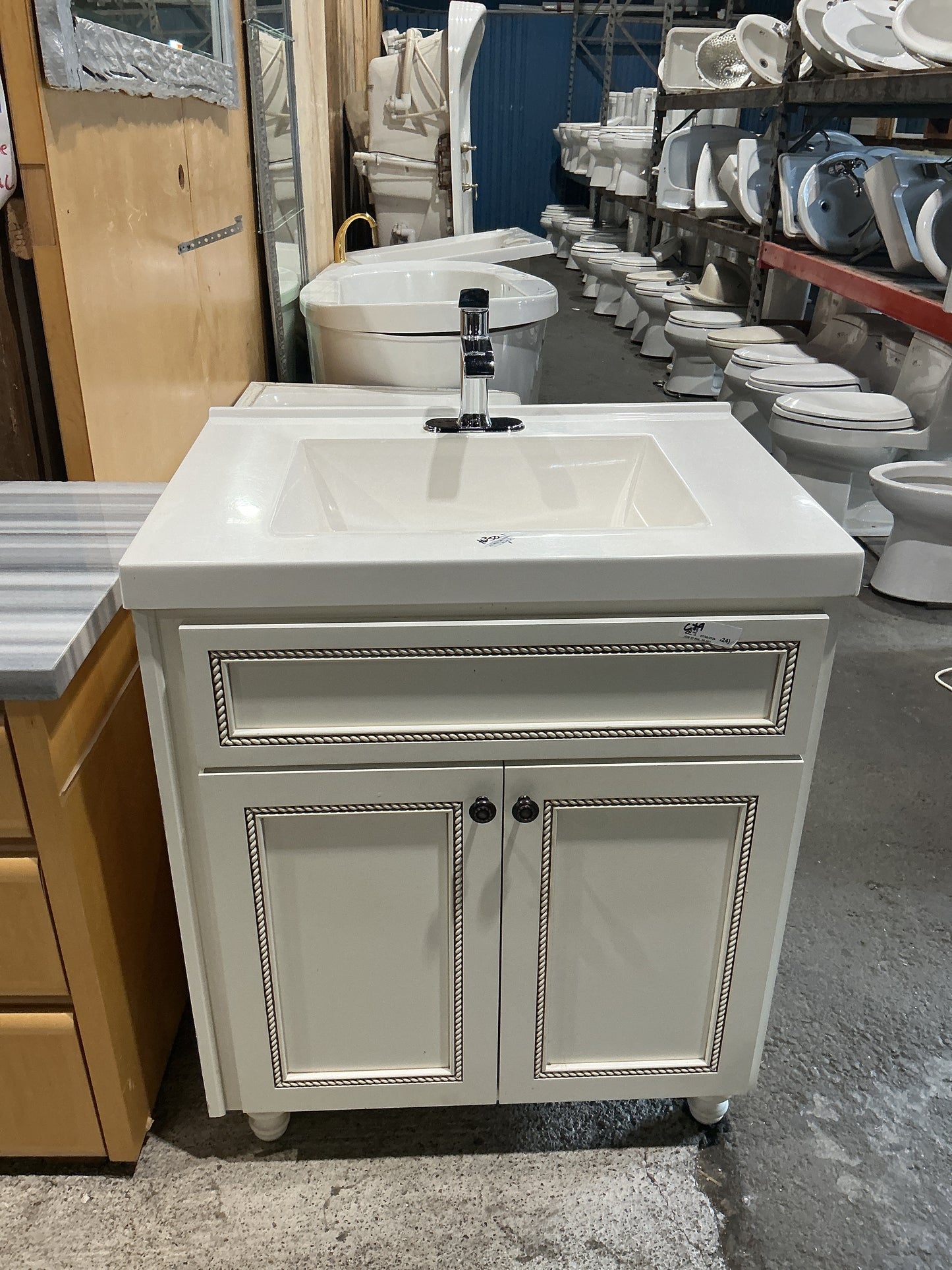 Bathroom Vanity, White, 31", CX9
