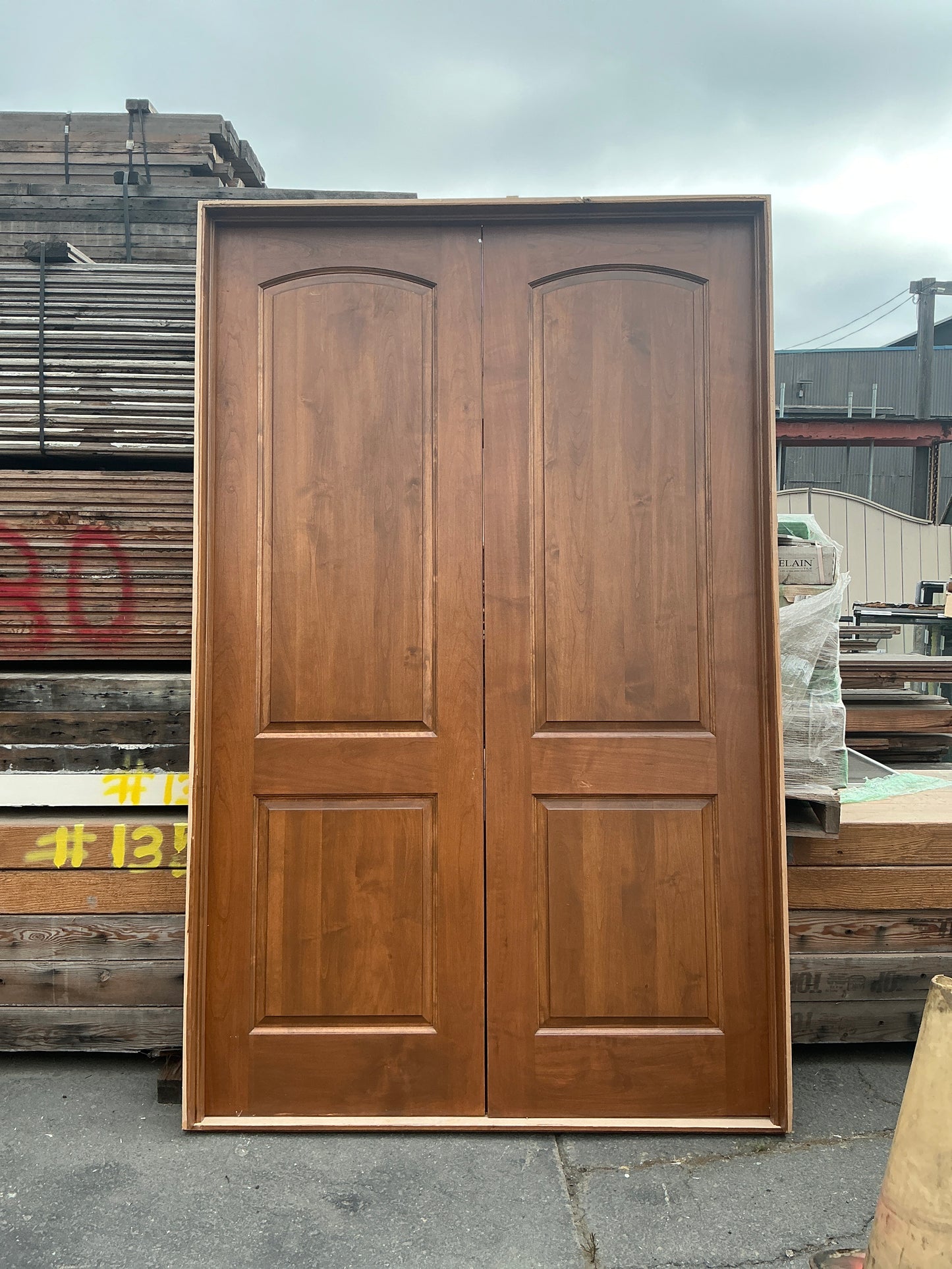 Interior Double Door Wood CX9