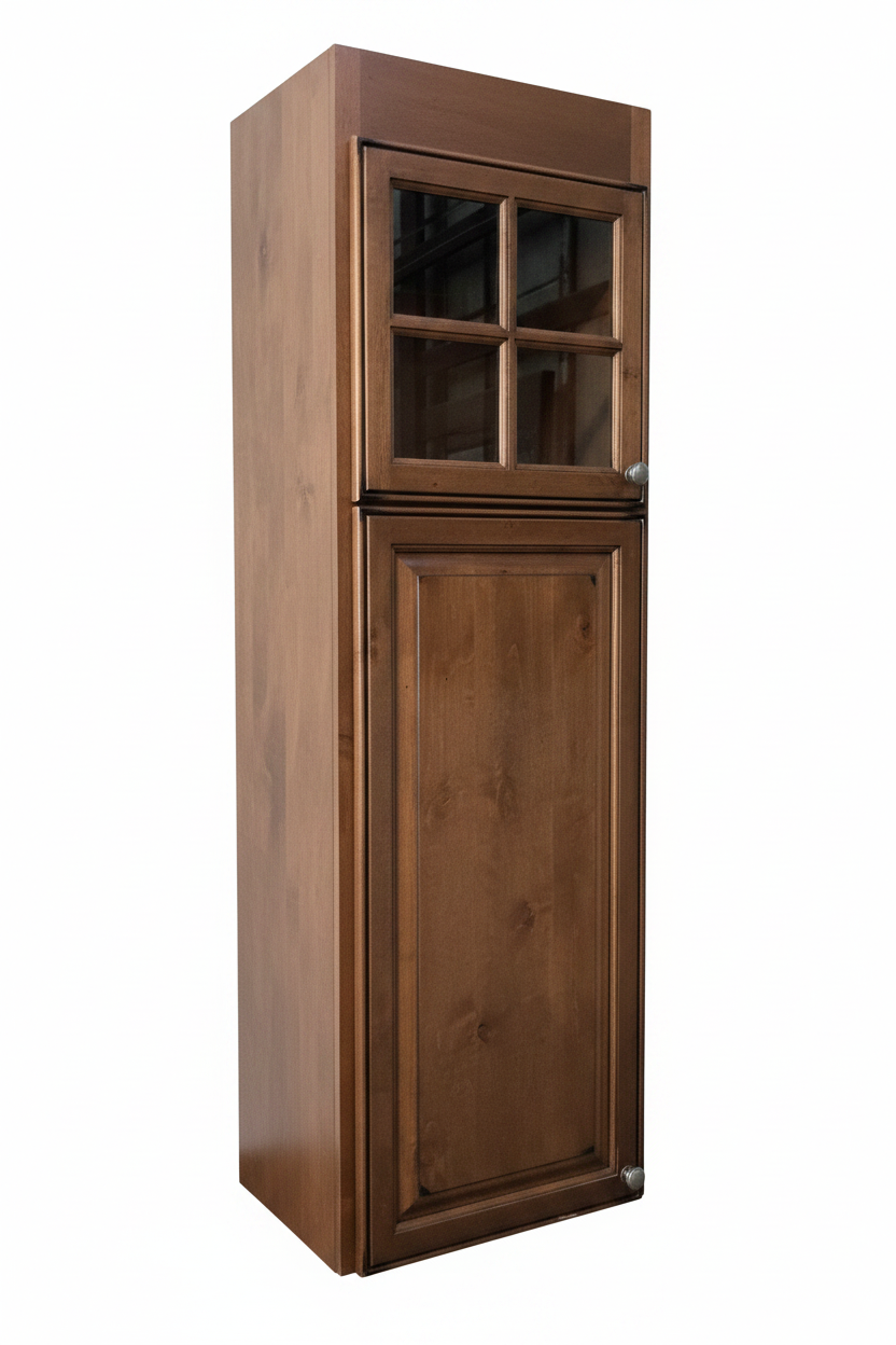 Cabinet, kitchen Upper Brown Glass CX9