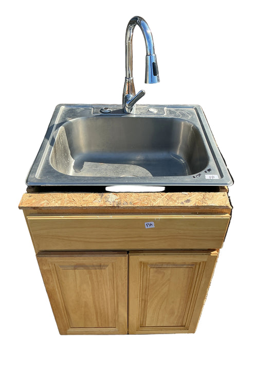 Cabinet · Kitchen Base · Sink + Faucet · 2-Door · 24×36×24 · PA