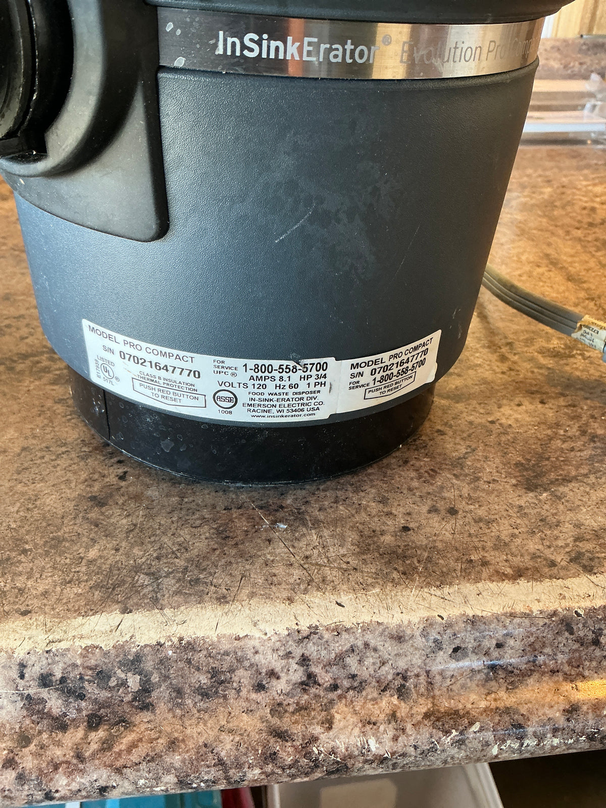 InSinkErator, Garbage Disposal, CZ3