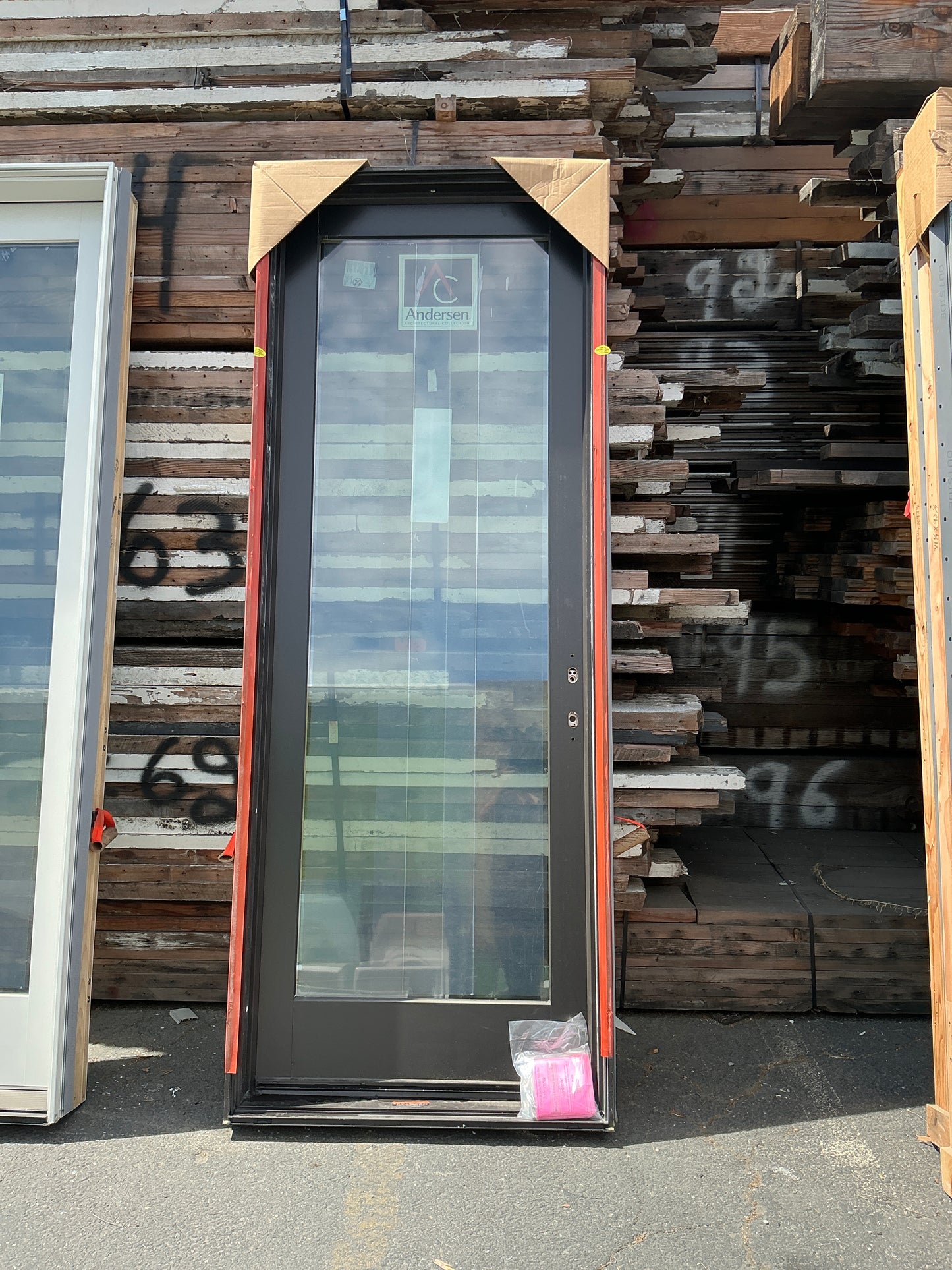Door, exterior, Left Swing Black ARG