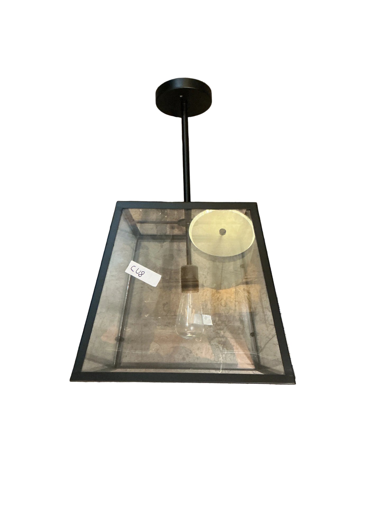 Pendant Black Frame Lantern CU8