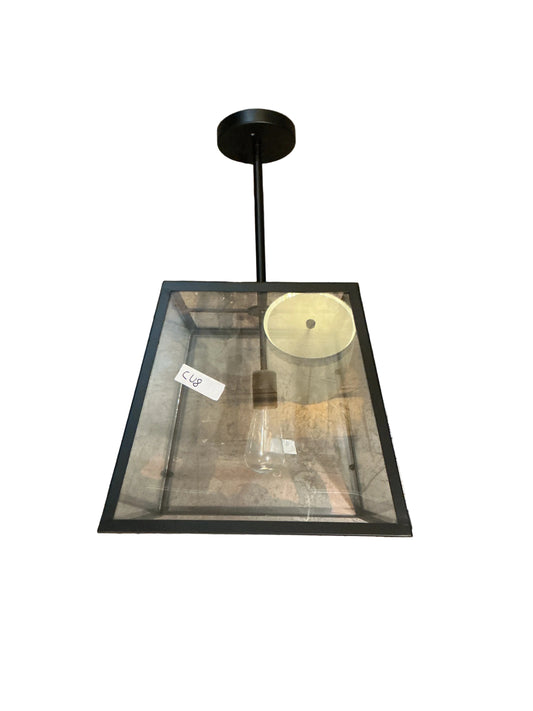 Pendant Black Frame Lantern CU8