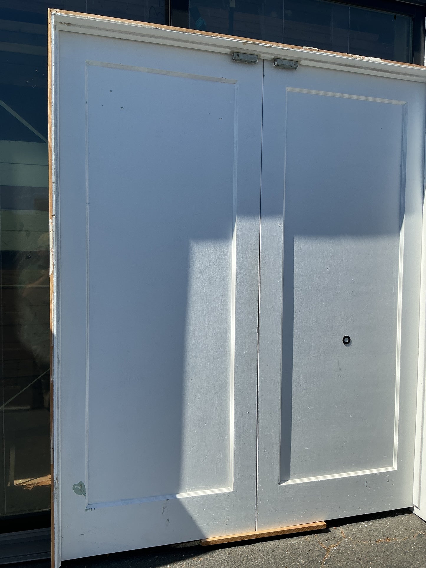 Interior double door, white, 64", CY2