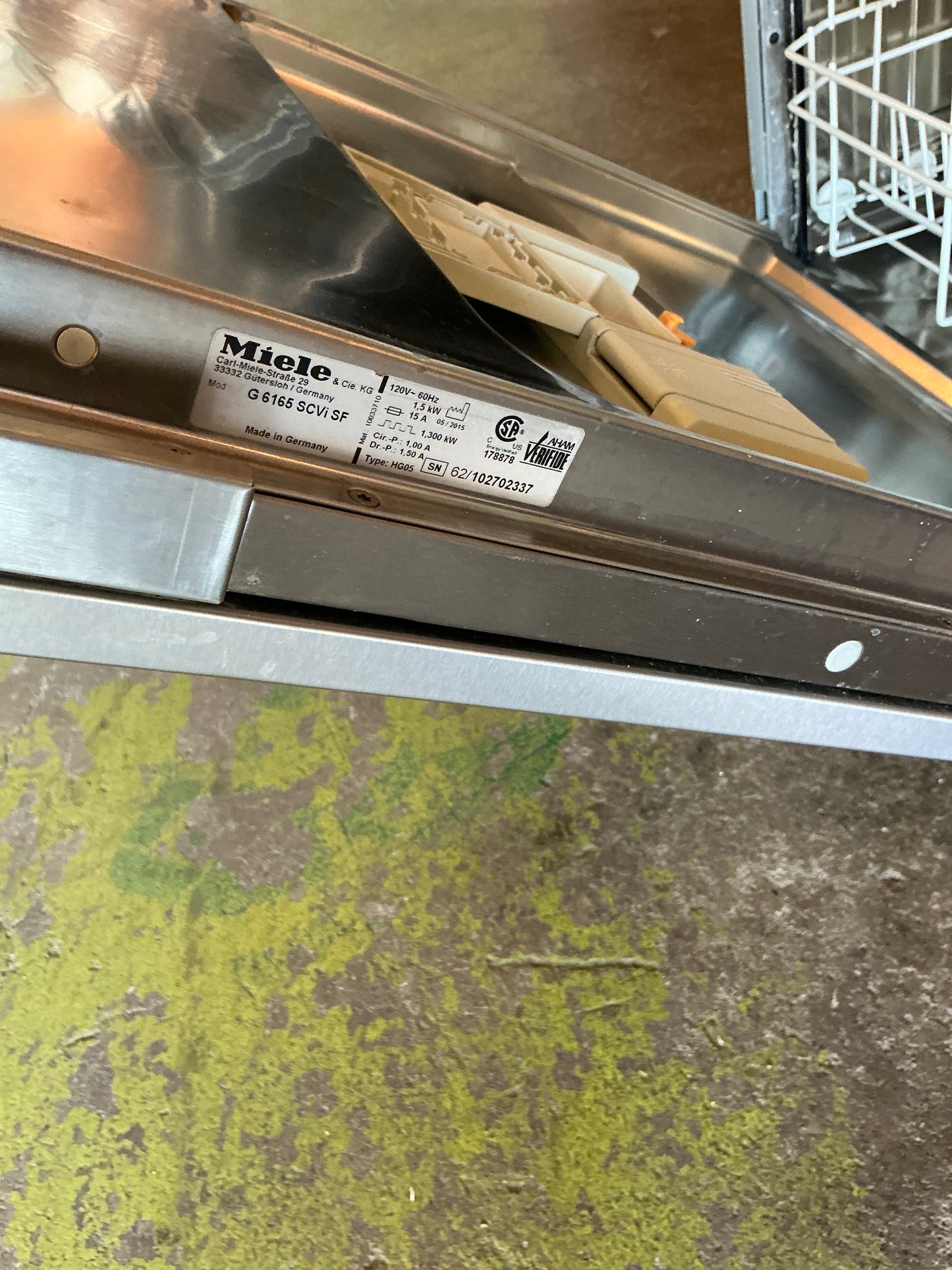 Miele Futura Crystal, Dishwasher, Stainless steel, TRP