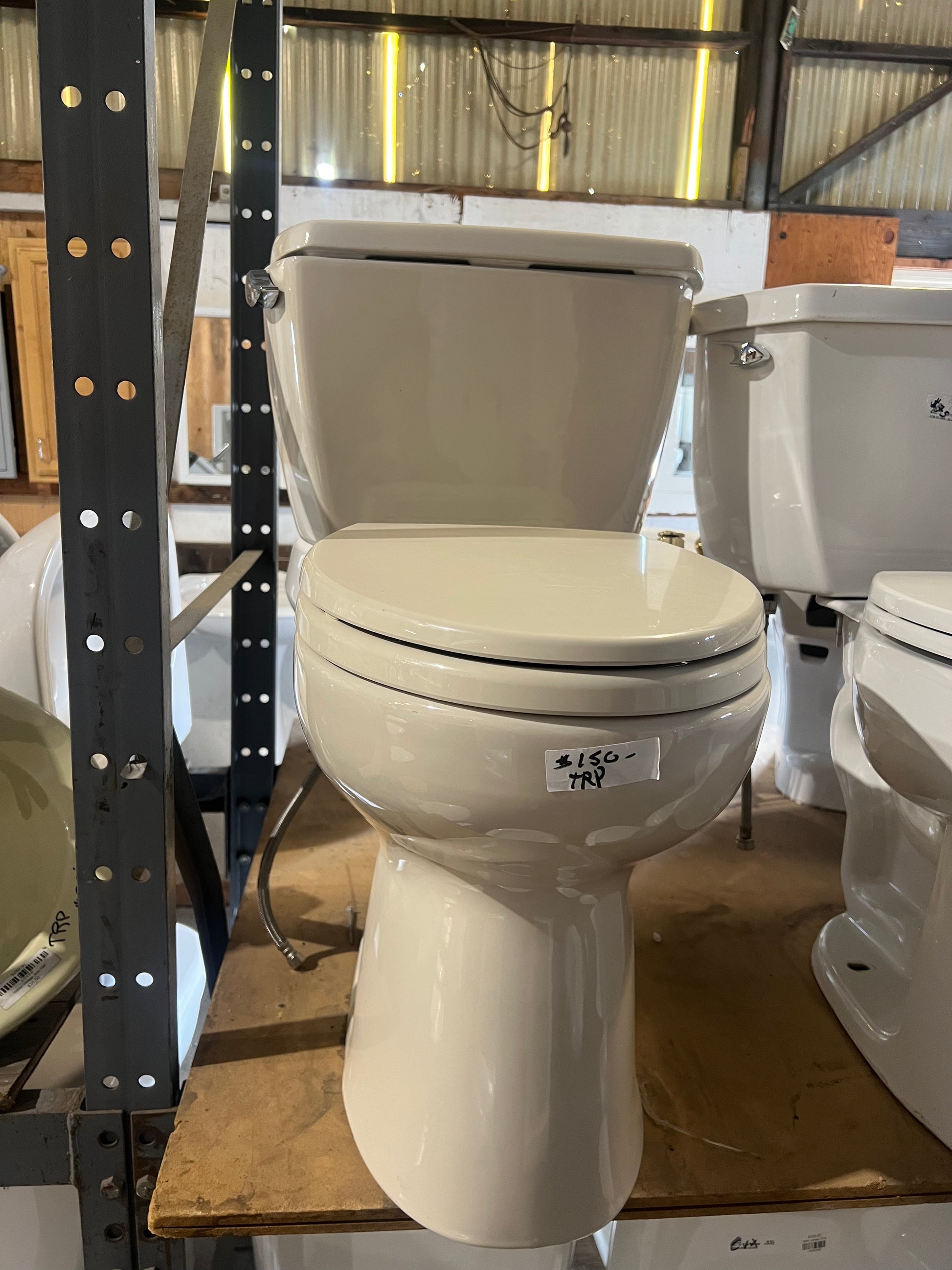 TOTO toilet almond beige reclaimed Oakland