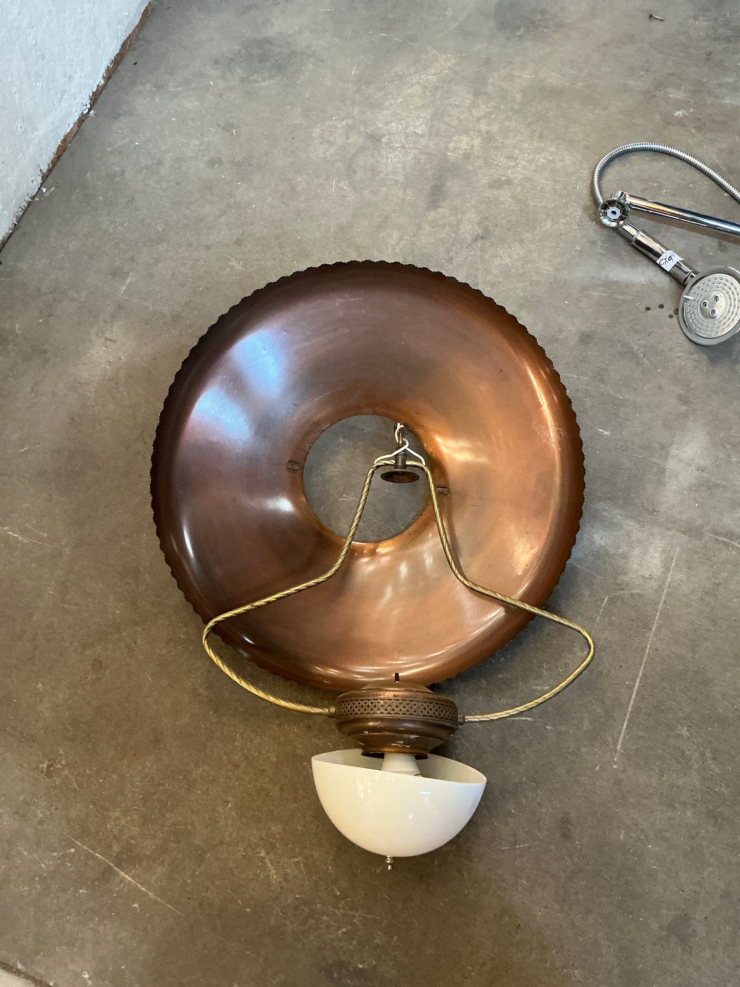 Ceiling light, pendant, copper, 22 1/2", CY2