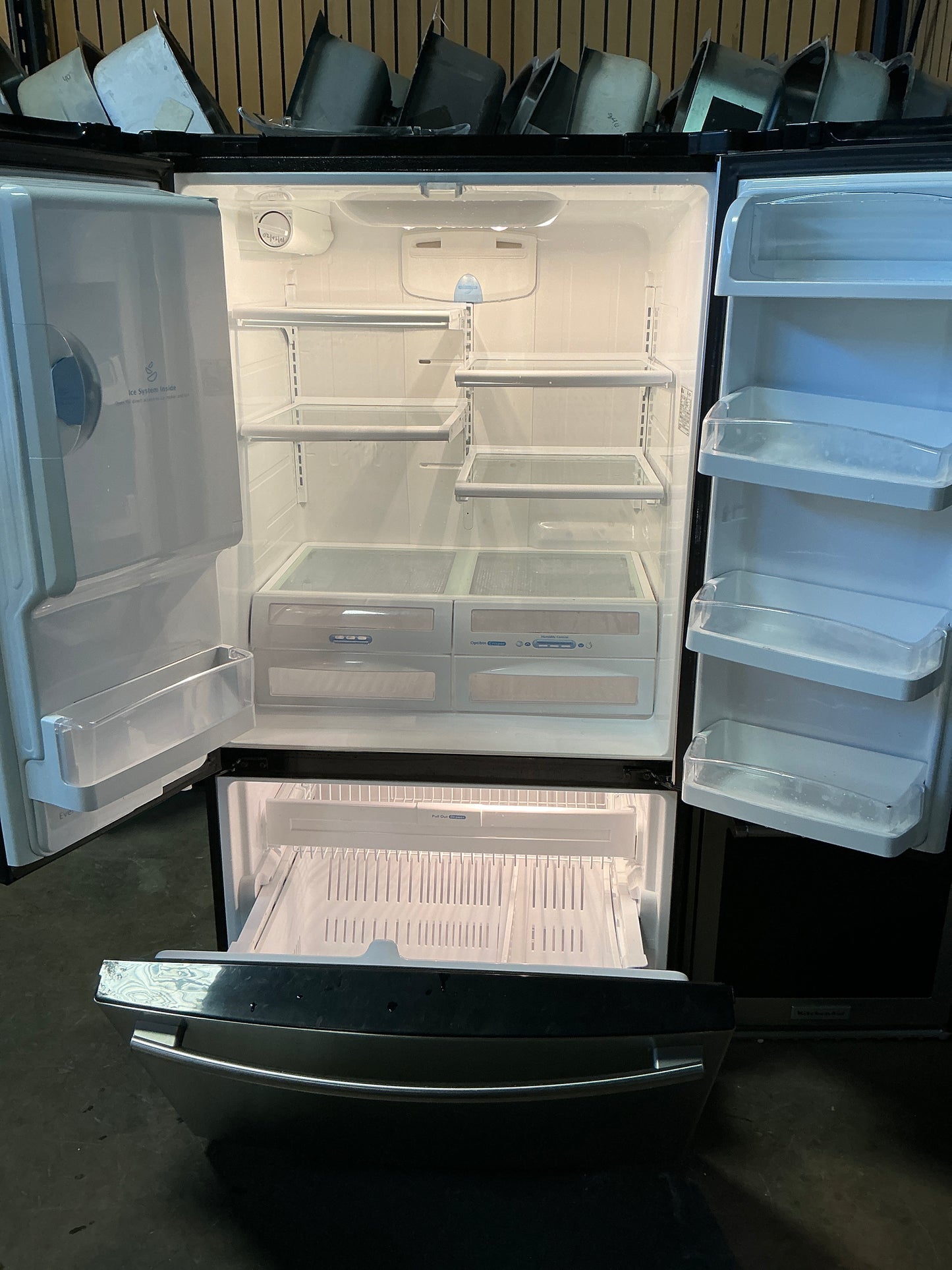LG Refrigerator, stainless steel, CT1