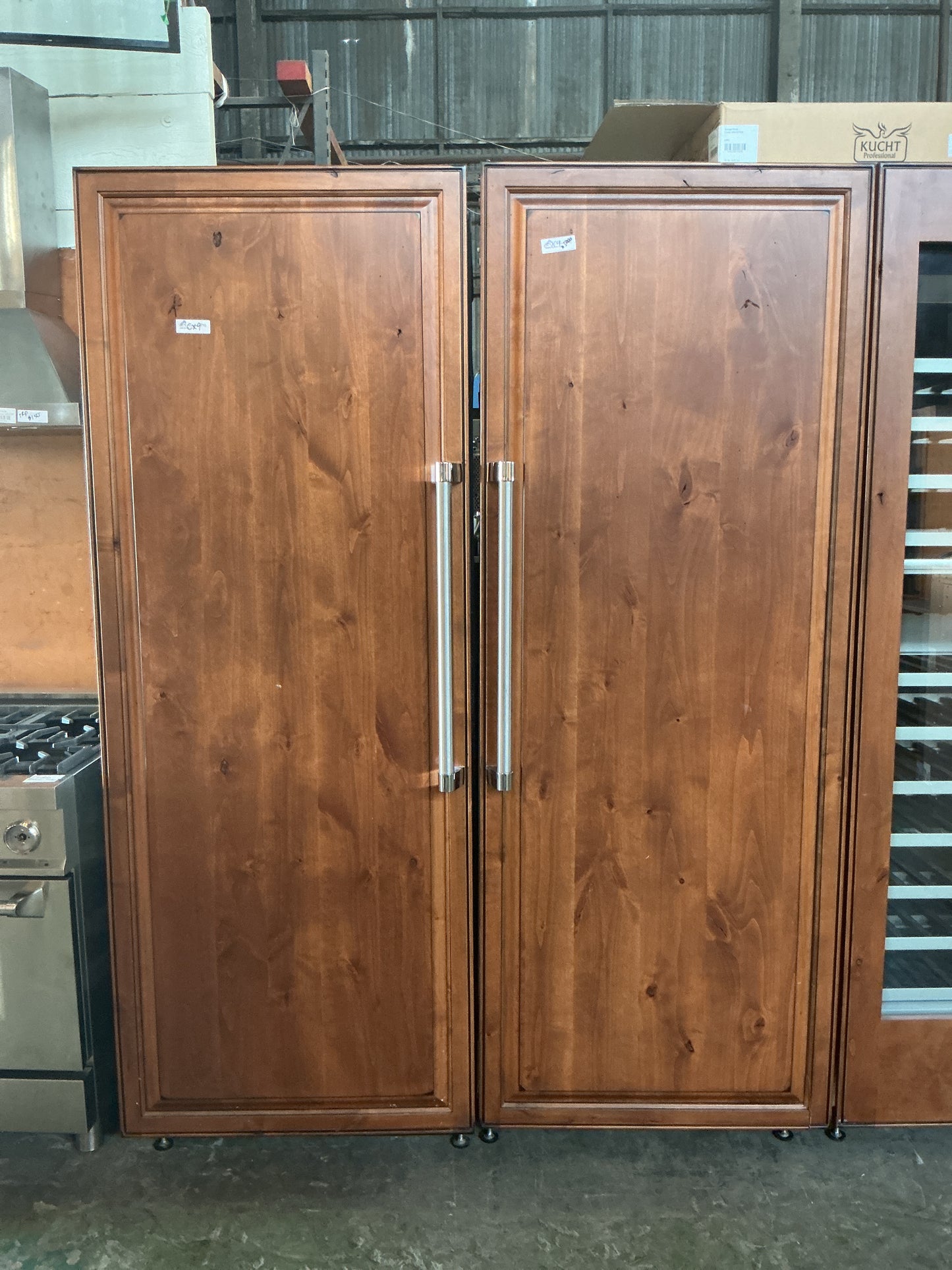 Refrigerator, Thermador, fridge and freezer set, 30 1/2", CX9