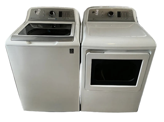Set, LG, Electric Front Load Dryer & washer top load, CW2