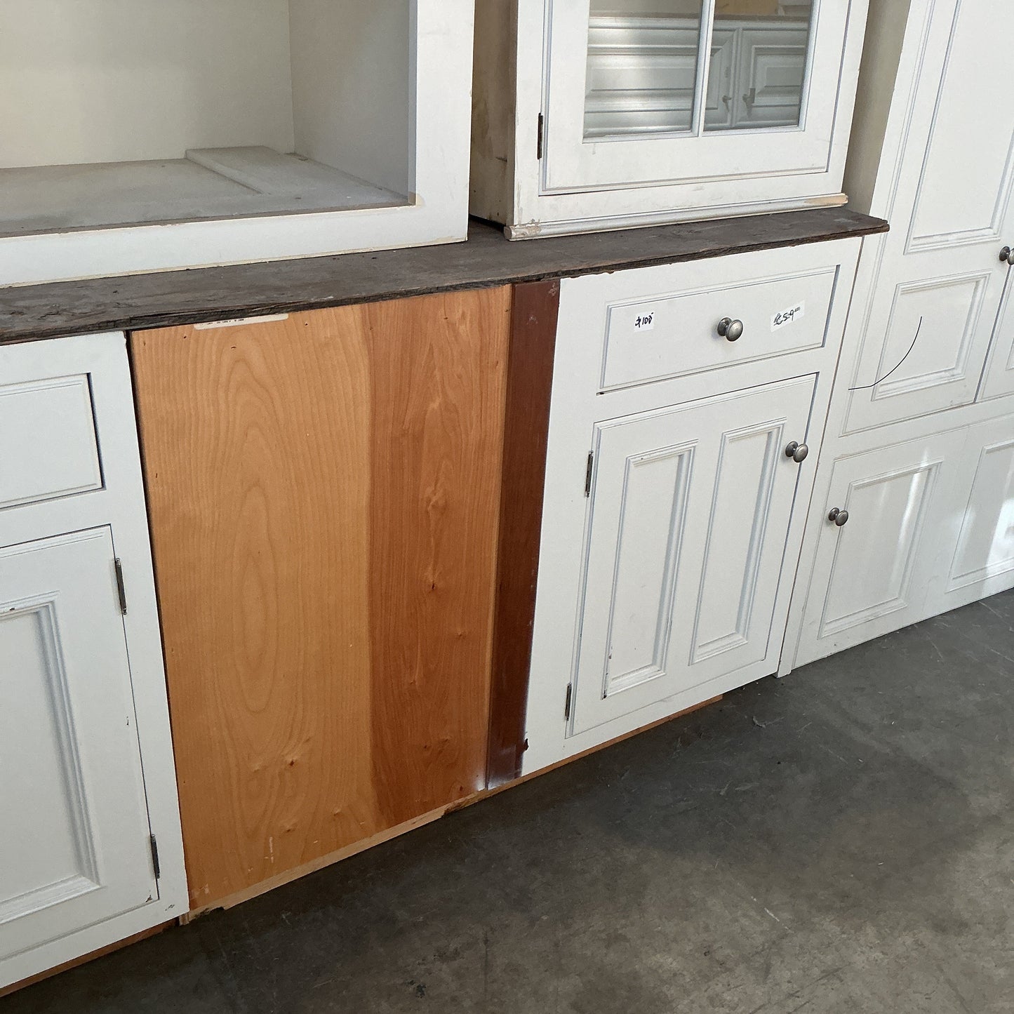 Cabinet Kitchen Base Exposed Wod CS9
